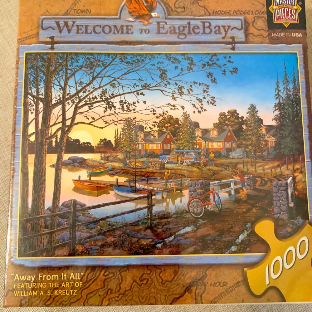 “Away From It All” 1000 Piece jigsaw puzzle